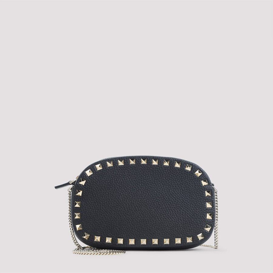 Valentino Garavani Rockstud Mini Bag In Black