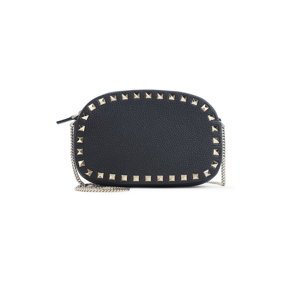 Valentino Garavani Rockstud Mini Bag In Black