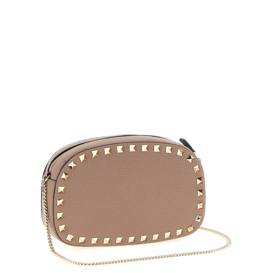 Valentino Rockstud Mini Grainy Leather Crossbody