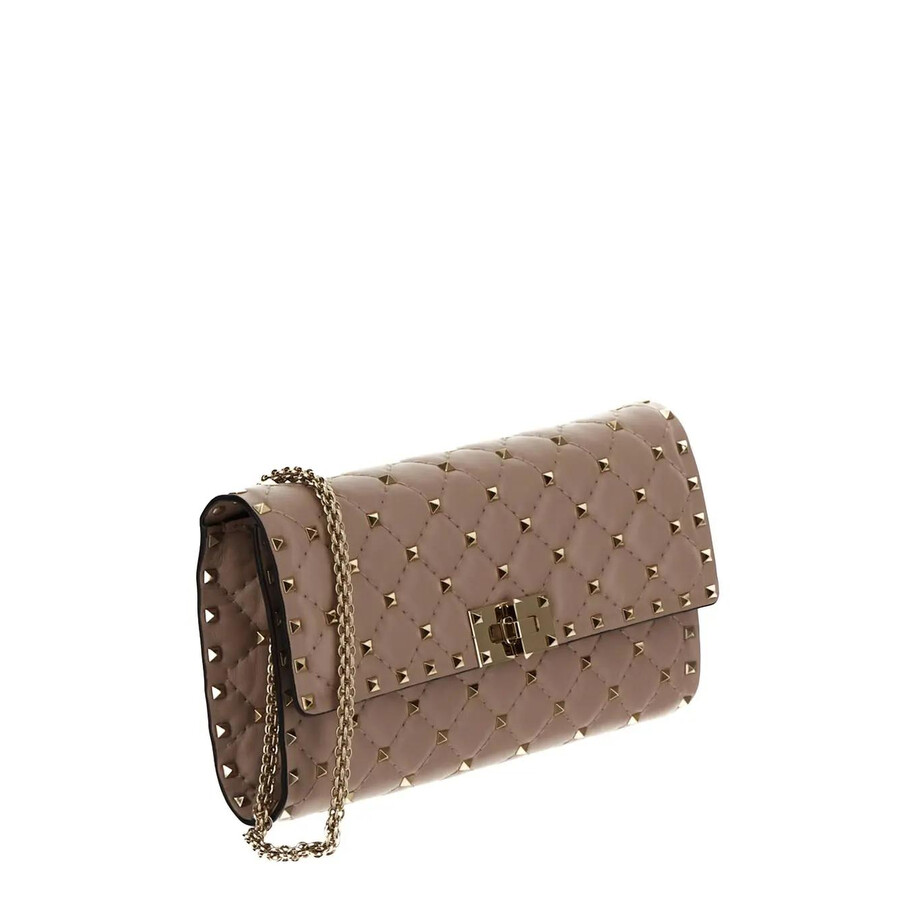 Valentino Rockstud Spike Calfskin Shoulder Bag