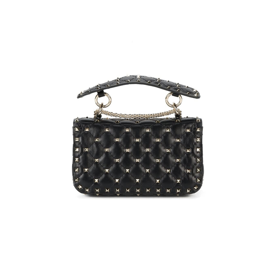 Valentino Small Shoulder Bag Rockstud Spike In Black