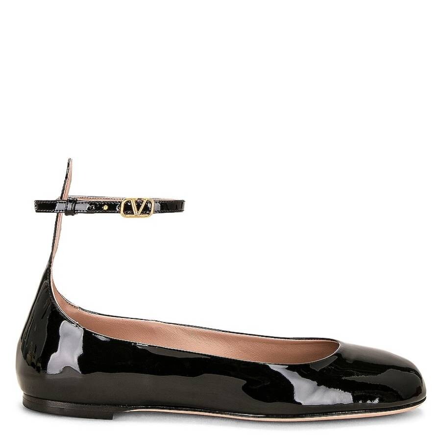 Valentino Garavani Garavani Tan-Go Patent Ballet Flats