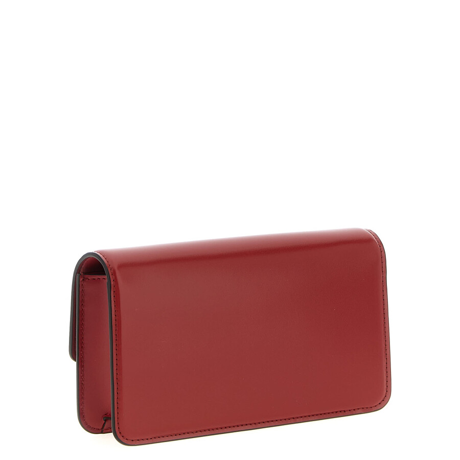 Valentino Garavani Vain Clutch Bag In Brown