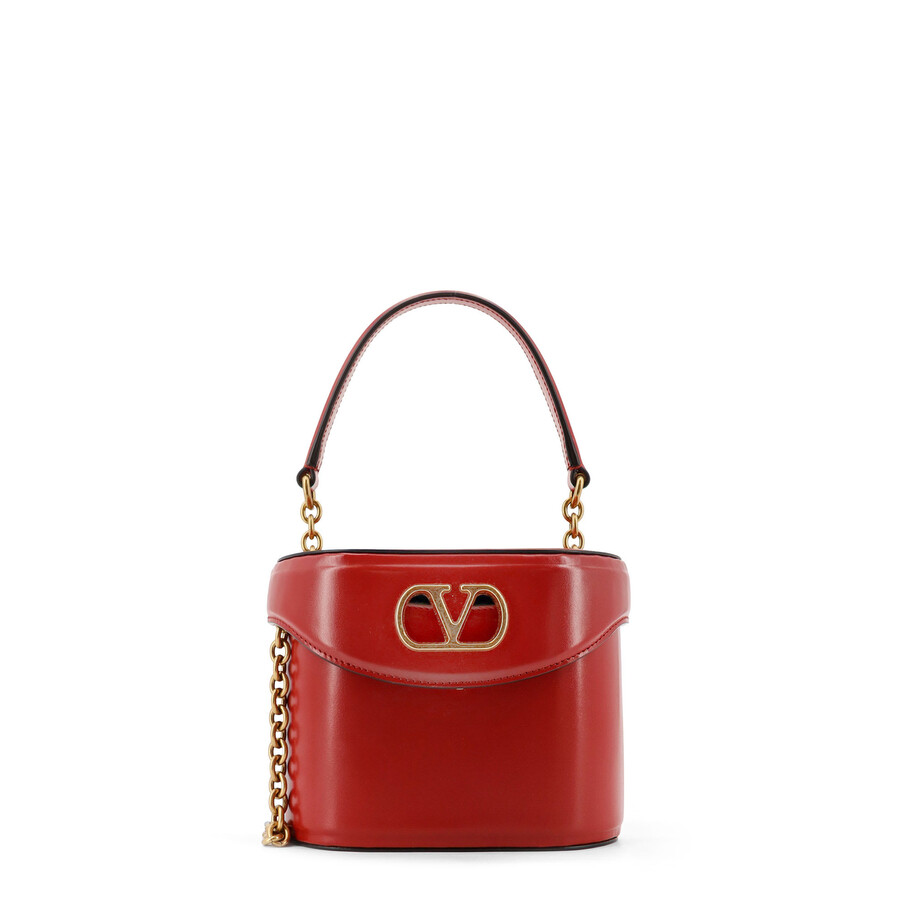Valentino Garavani Vanity Bag Vain Leather Shoulder Bag