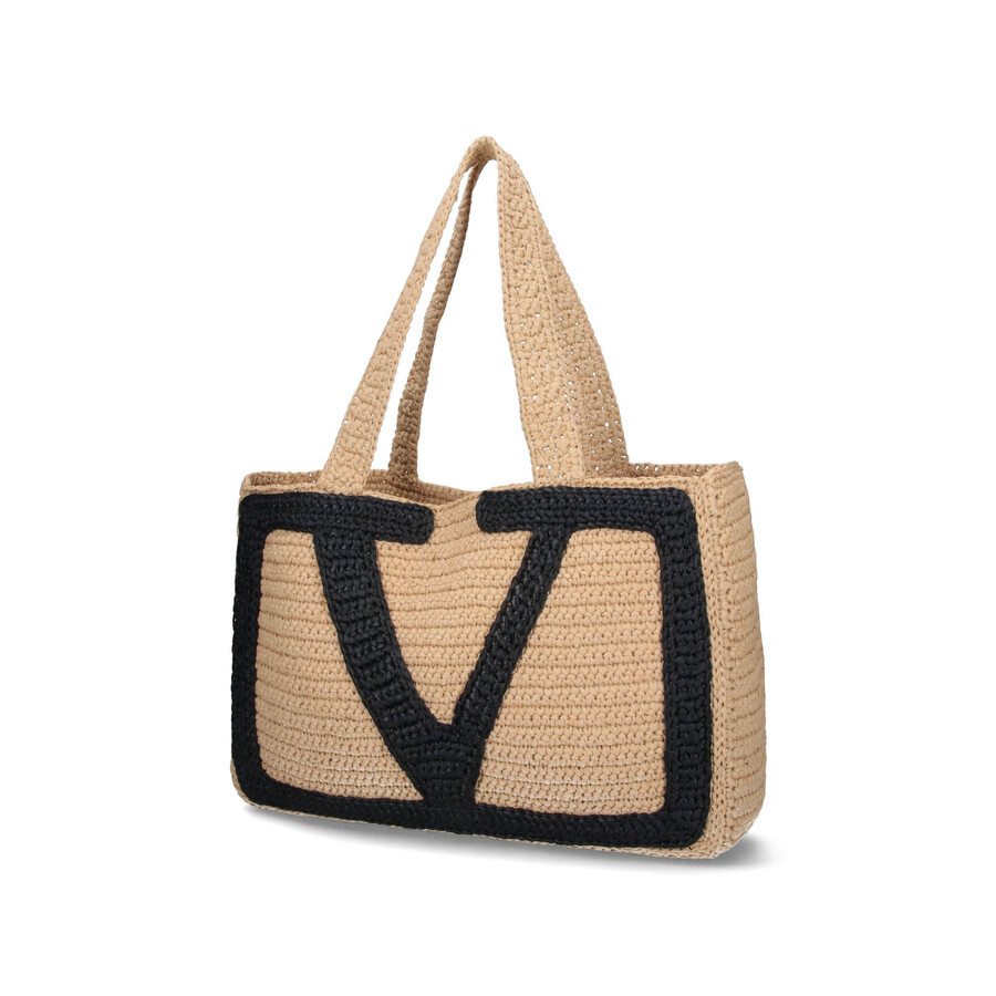 Valentino Garavani Viva Superstar Tote Bag In Sand