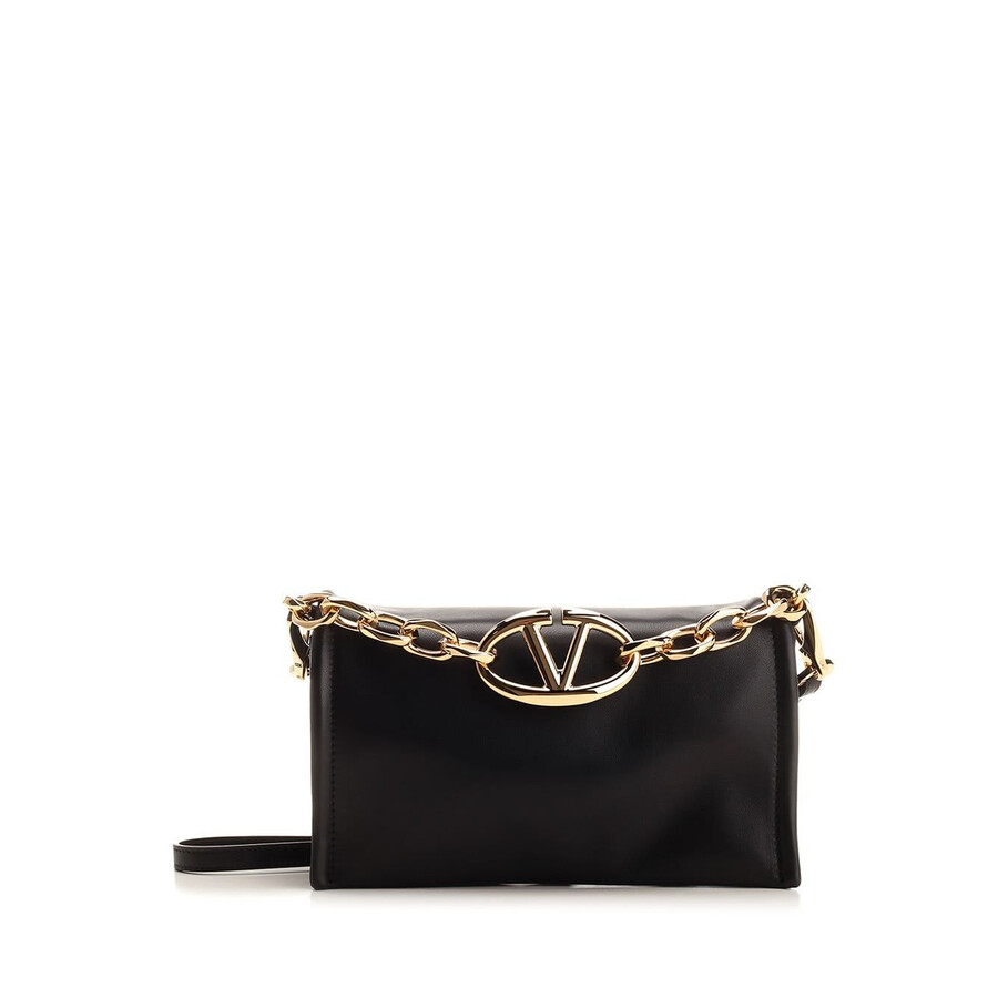 Valentino Garavani Vlogo Chain In Black