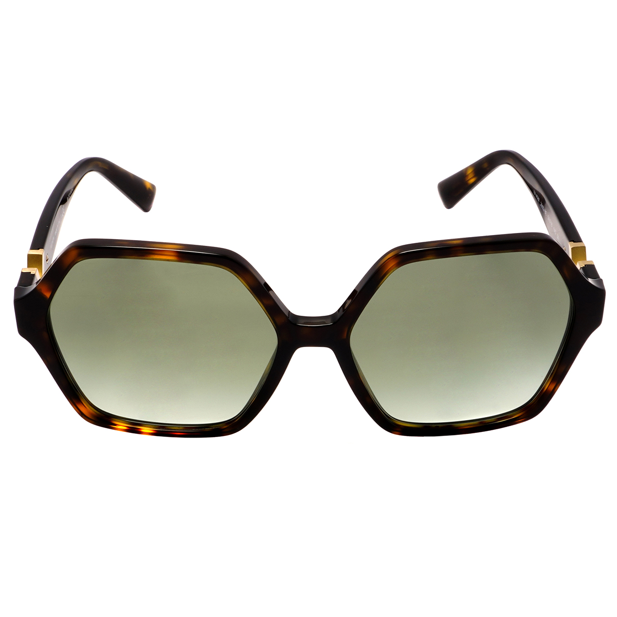 Valentino Garavani VA4088 Pre-owned Valentino V Logo Va 4088 Havana/green Shaded (3002  main image 3