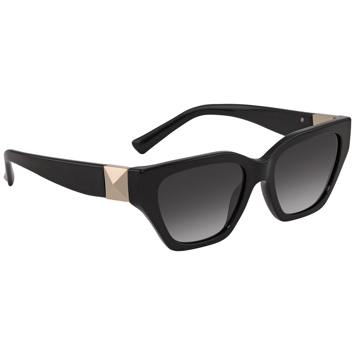 Valentino Garavani Grey Gradient Irregular Ladies Sunglasses  display picture 1
