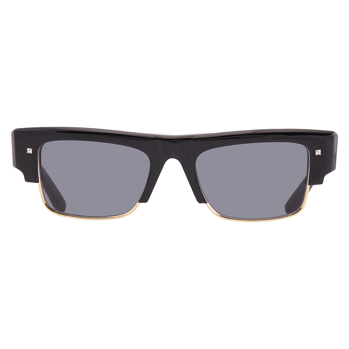 Valentino Garavani Grey Rectangular Unisex Sunglasses VLS  display picture 2