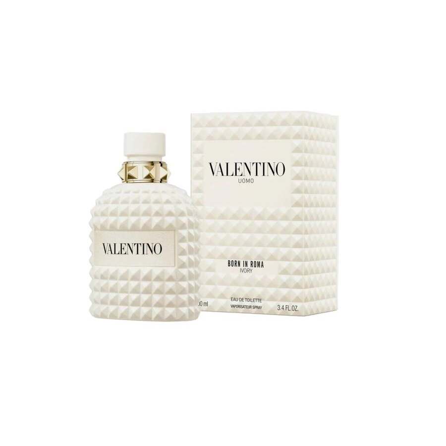 Valentino Men's Uomo Born In Roma Ivory Edt Spray 3.4 oz Fragrances 3614274337341