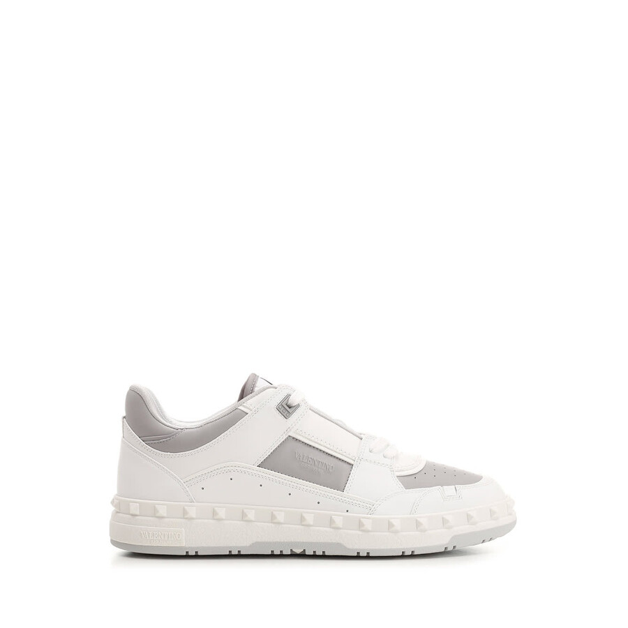 Valentino Garavani Men's White / Pastel Grey Freedots