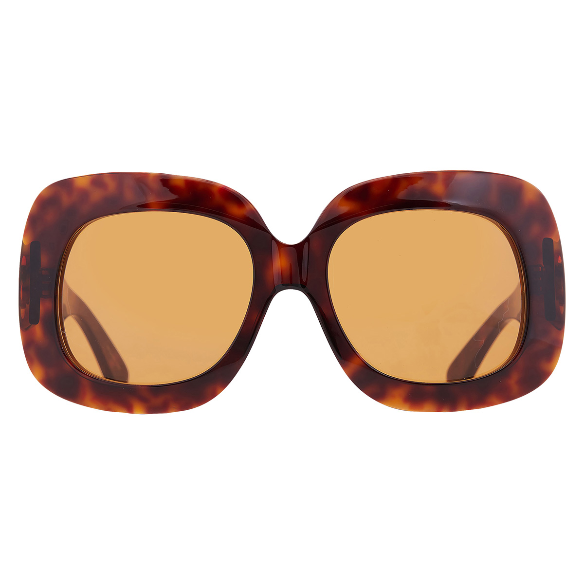Valentino Garavani Orange Square Ladies Sunglasses VLS-180 C  display picture 3