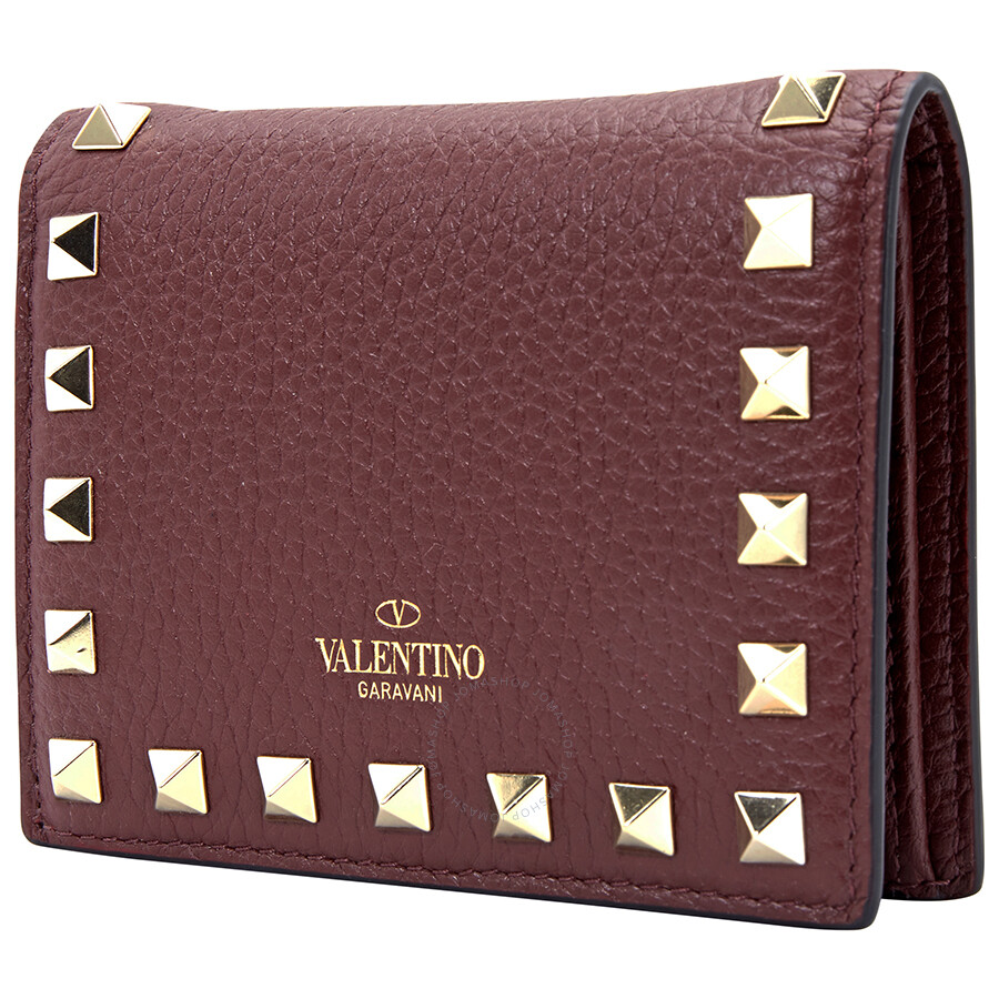 Valentino Garavani Rockstud Ladies Wallet SW2P0R39VSH U26 8053341924544 ...