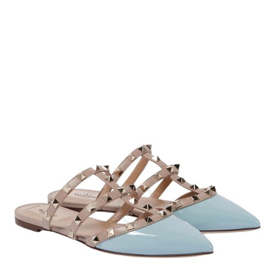 Valentino Rockstud Pointed Toe Mules