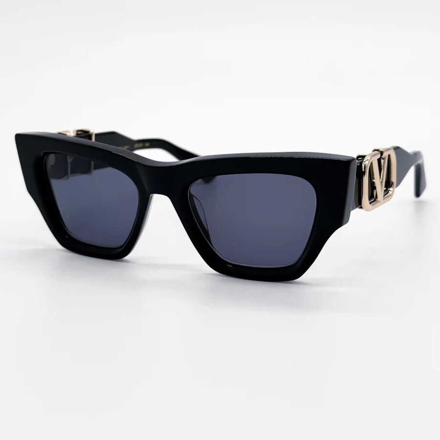 Valentino Sette Grey Cat Eye Ladies Sunglasses Vls-166 A 52