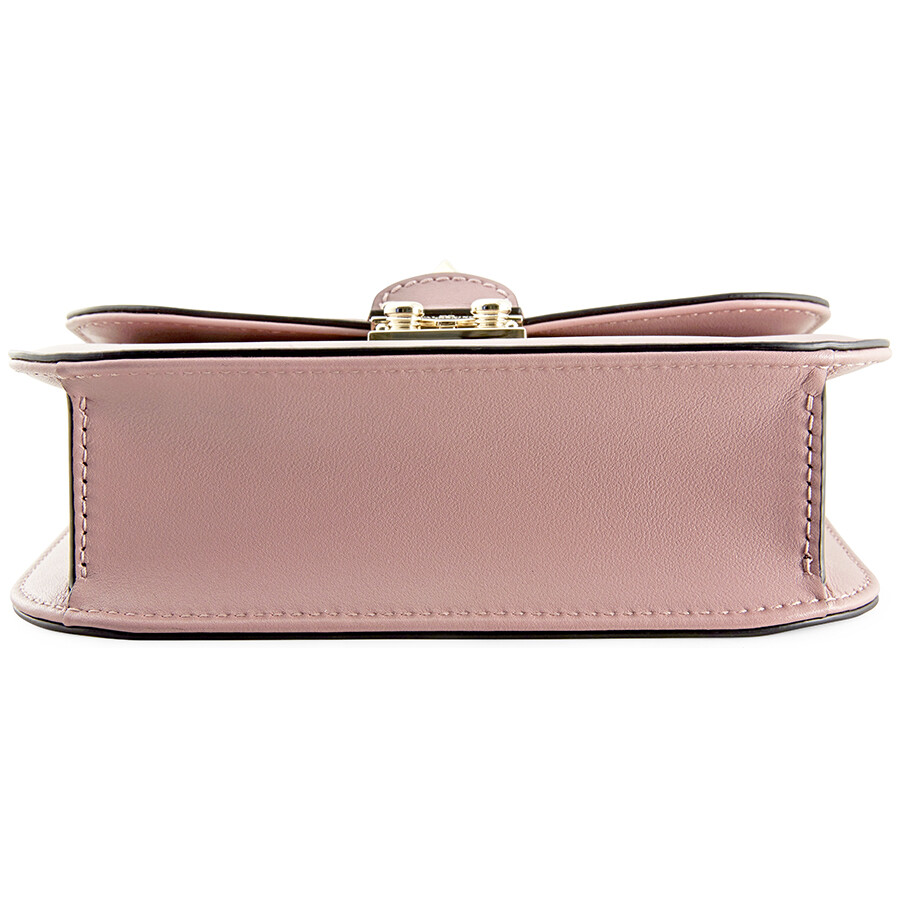 Valentino Small Glam Lock Shoulder Bag Lipstick Pink Valentino
