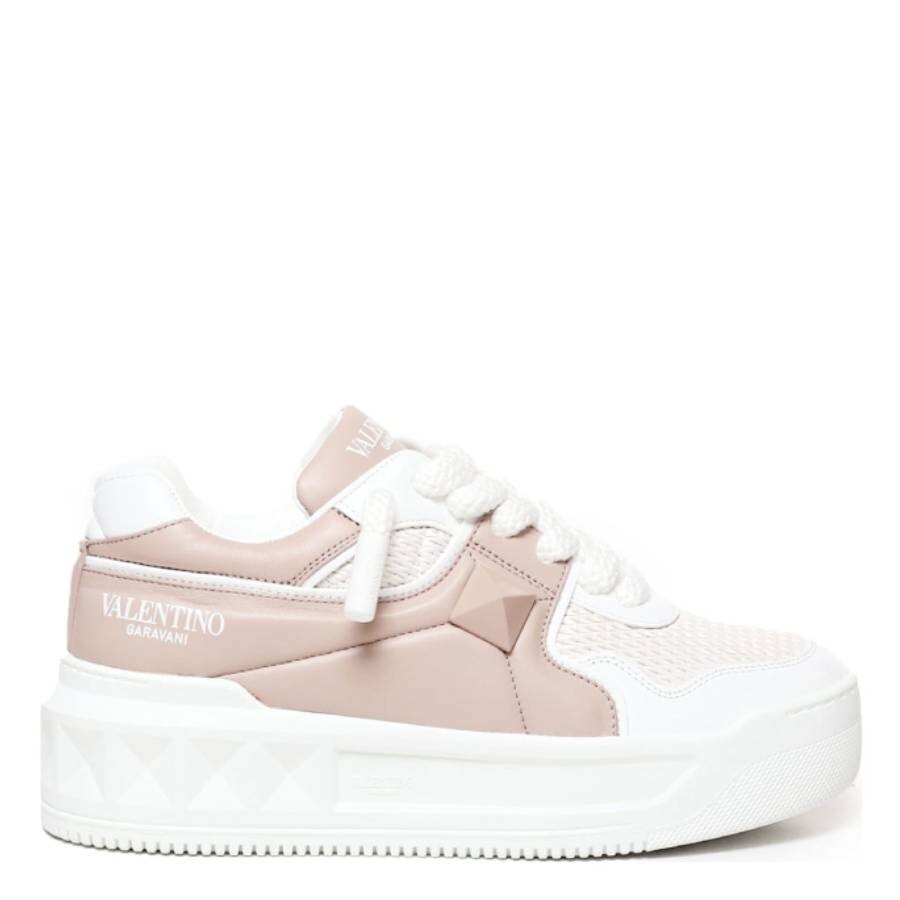 Valentino Garavani Two-Tone Leather One Stud XL Sneakers