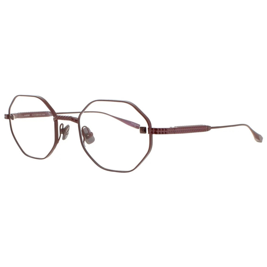 Valentino Garavani Valentino V - Stud Demo Geometric Ladies Eyeglasses Vlx-122 B 52
