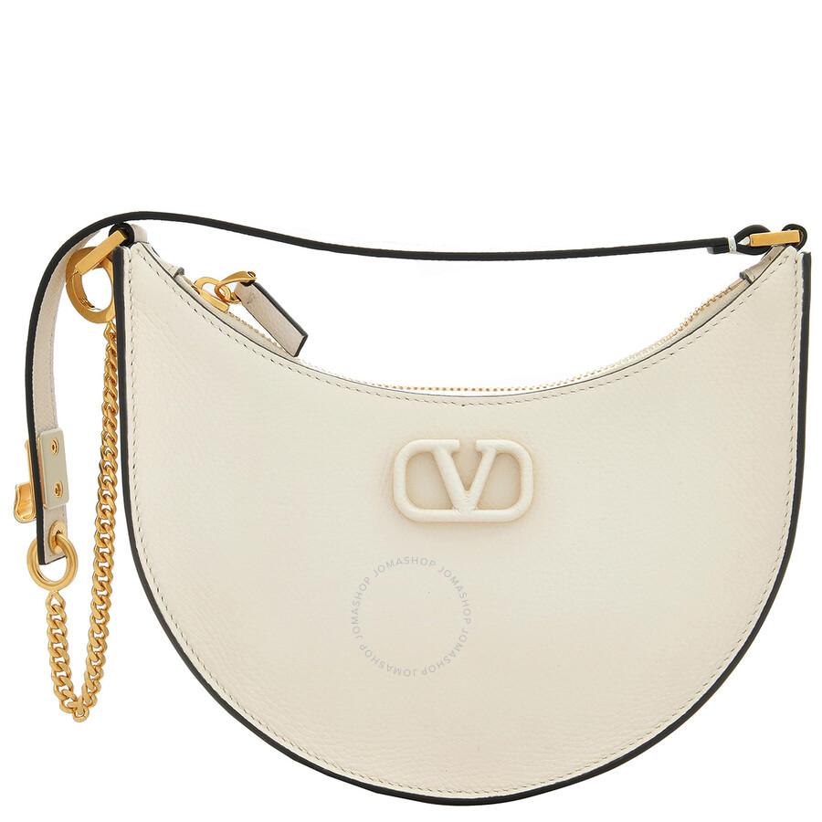 Valentino Garavani VLogo Mini Grained Calfskin Shoulder Bag