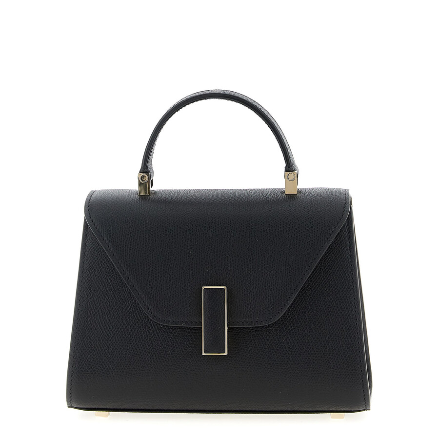 Valextra Micro Iside Crossbody Bag In Black