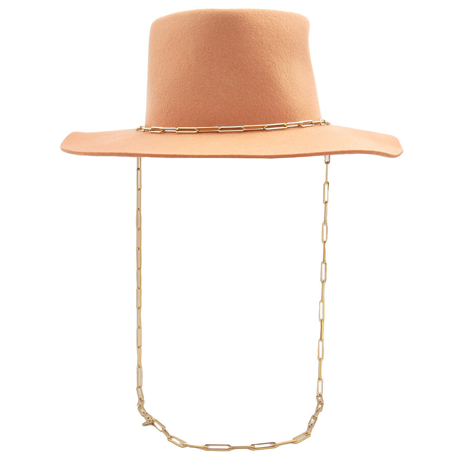 Apricot Ulysse Fedora Hat