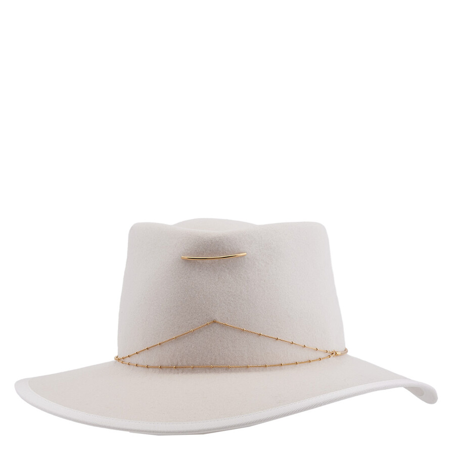 Ladies White Anna Hat