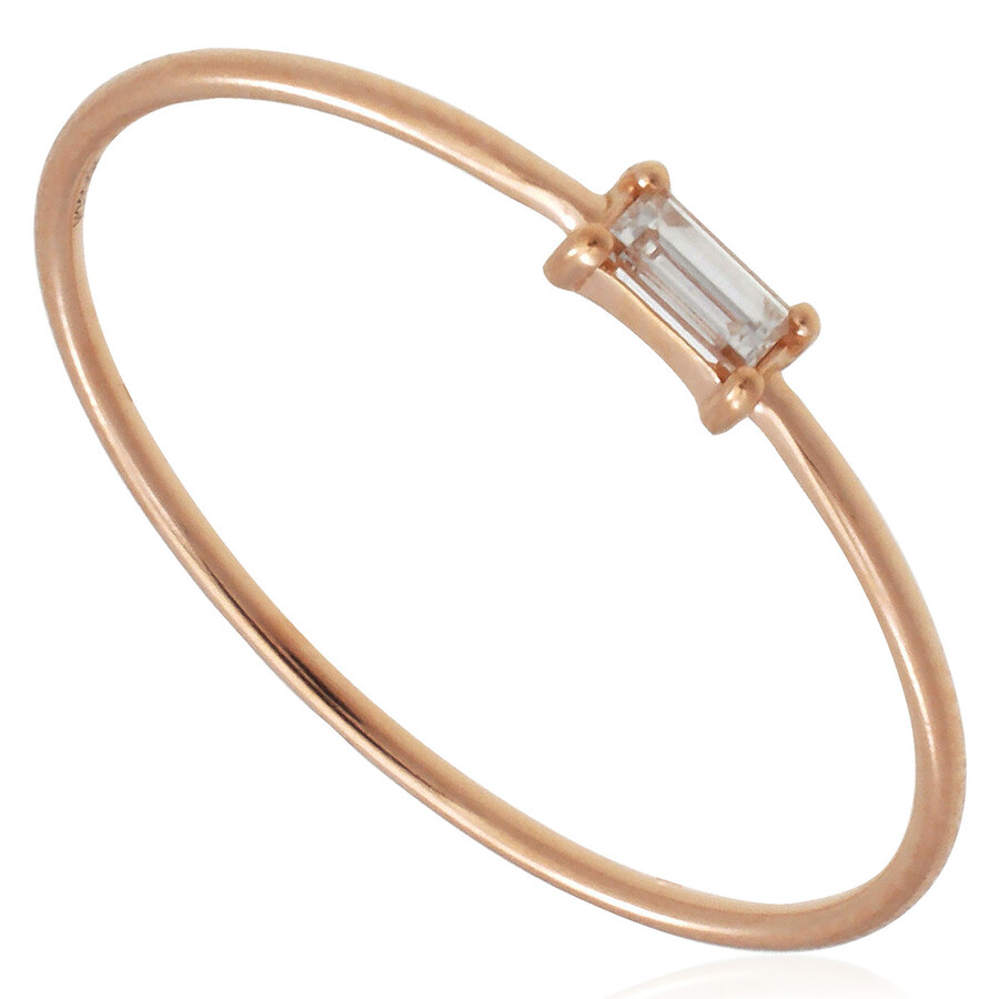 Vanrycke Ladies Georgia 18k Rose Gold Diamond Ring In Pink/rose Gold Tone/gold Tone