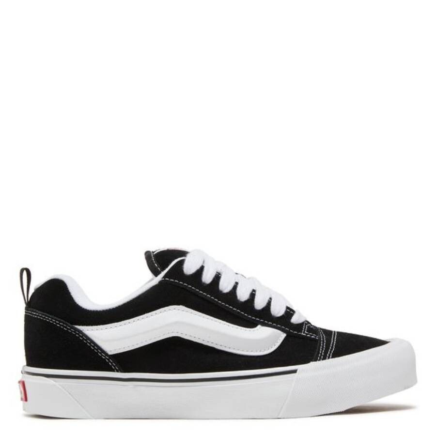 Vans Black Fabric Old Skool Platform Sneakers In Black