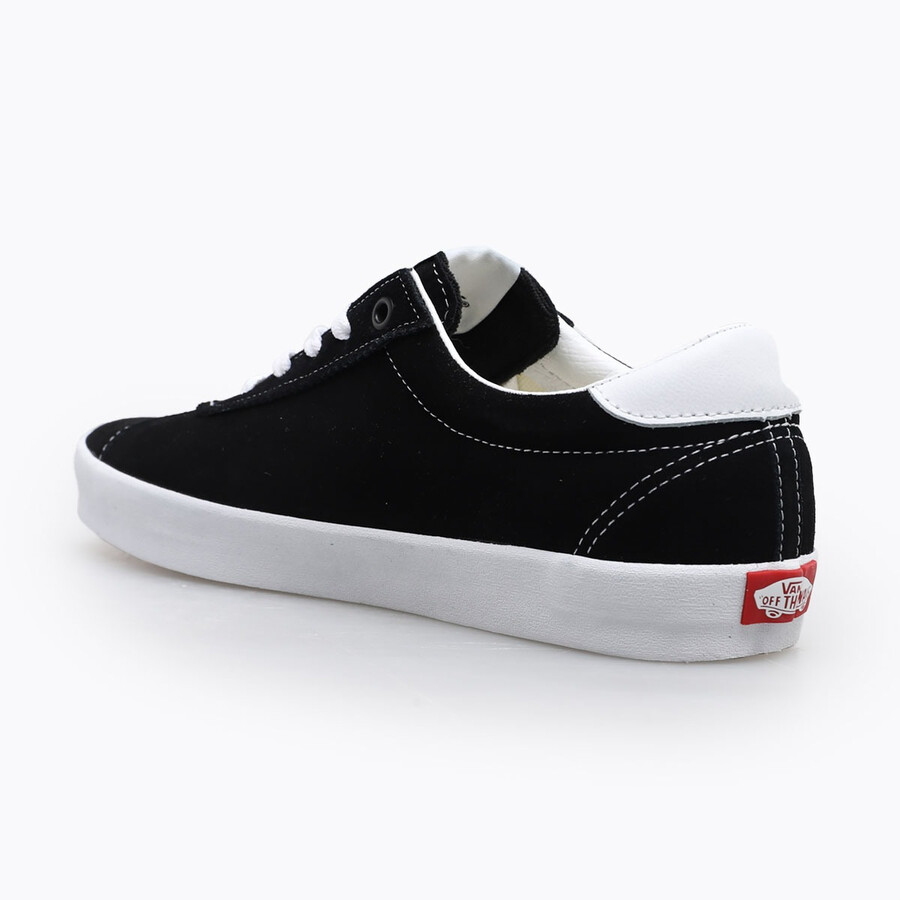 Vans Leather 73dx Low-top Sneakers With Contrasting Details In Black