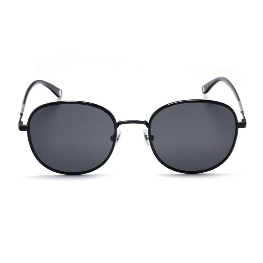 Vedi Vero Black Round Unisex Sunglasses Vvd37/blkblack 56