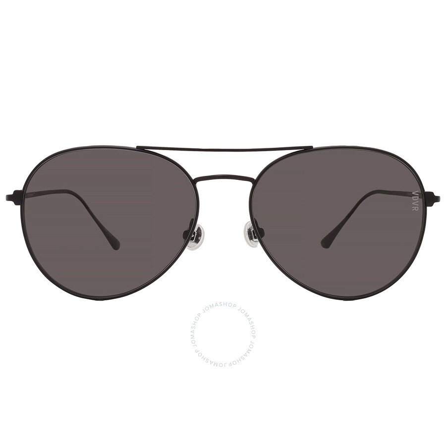 Vedi Vero Dark Grey Pilot Unisex Sunglasses Vrbm05-blkp 57-17-145