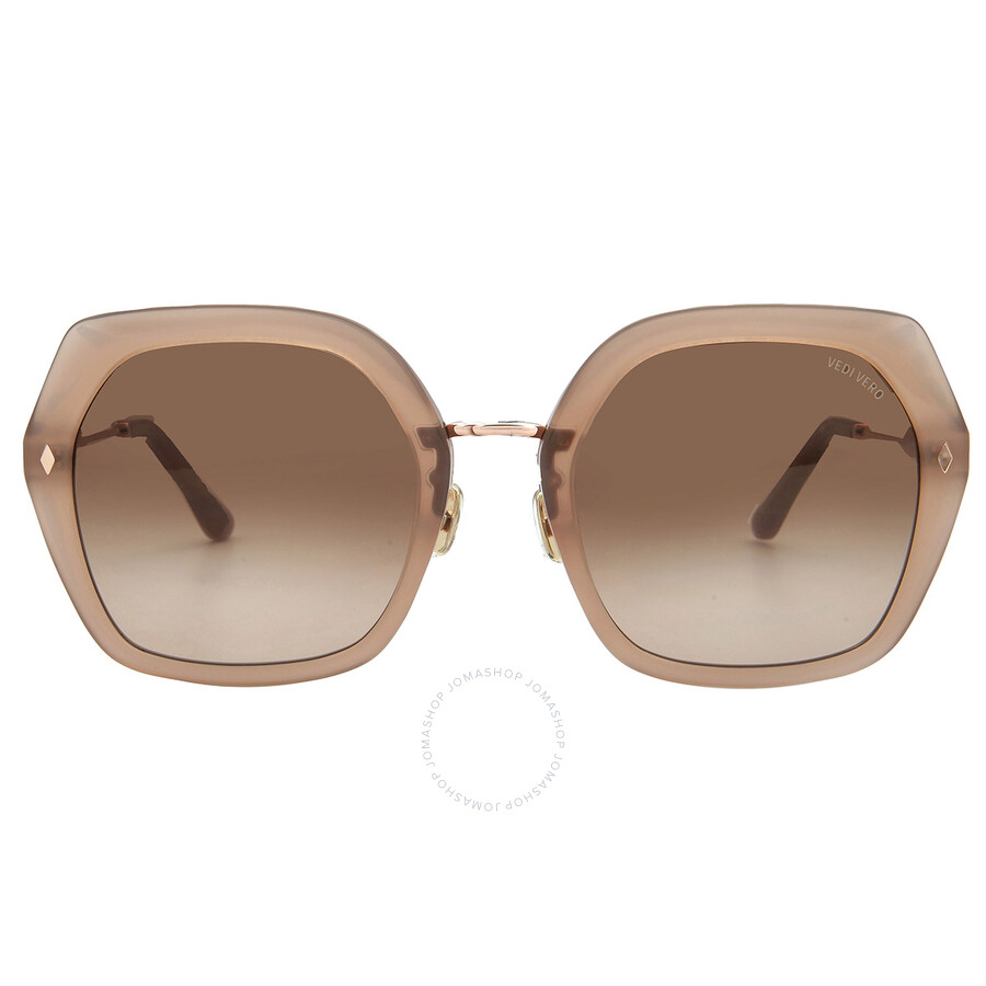 Vedi Vero Geometric Ladies Sunglasses Vvcc13 Beg 55
