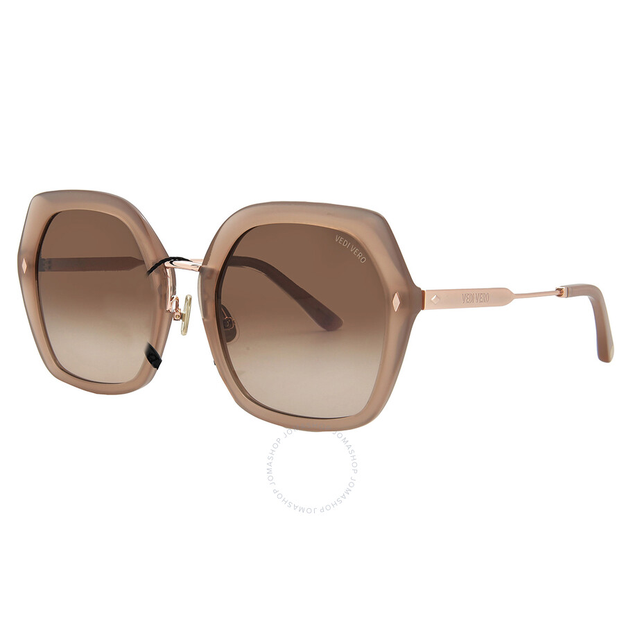 Vedi Vero Geometric Ladies Sunglasses Vvcc13 Beg 55