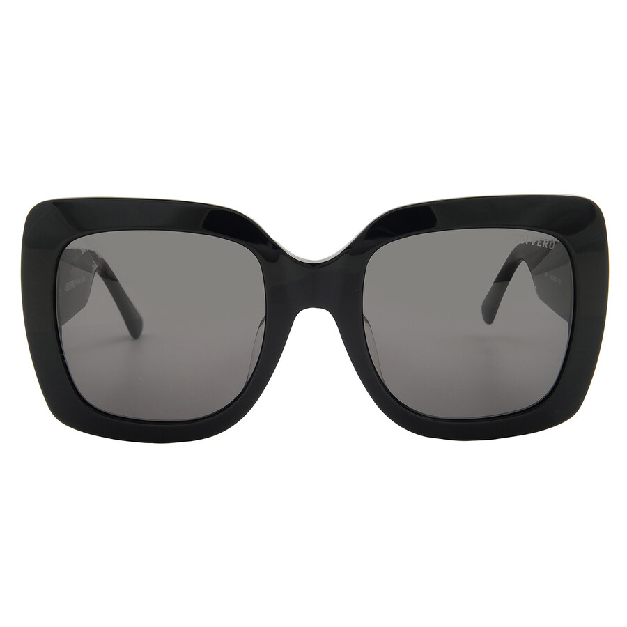 Vedi Vero Grey Square Ladies Sunglasses Vva01/blk55-24-145 In Black