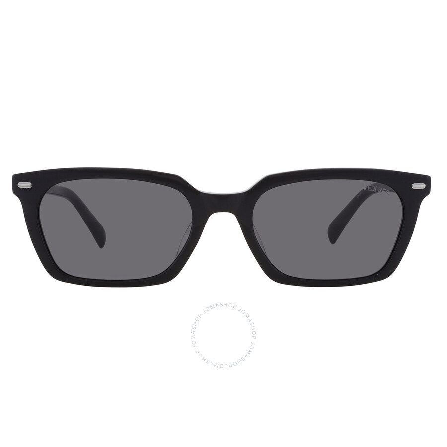 Vedi Vero Grey Square Unisex Sunglasses Vvca21 Blk 55