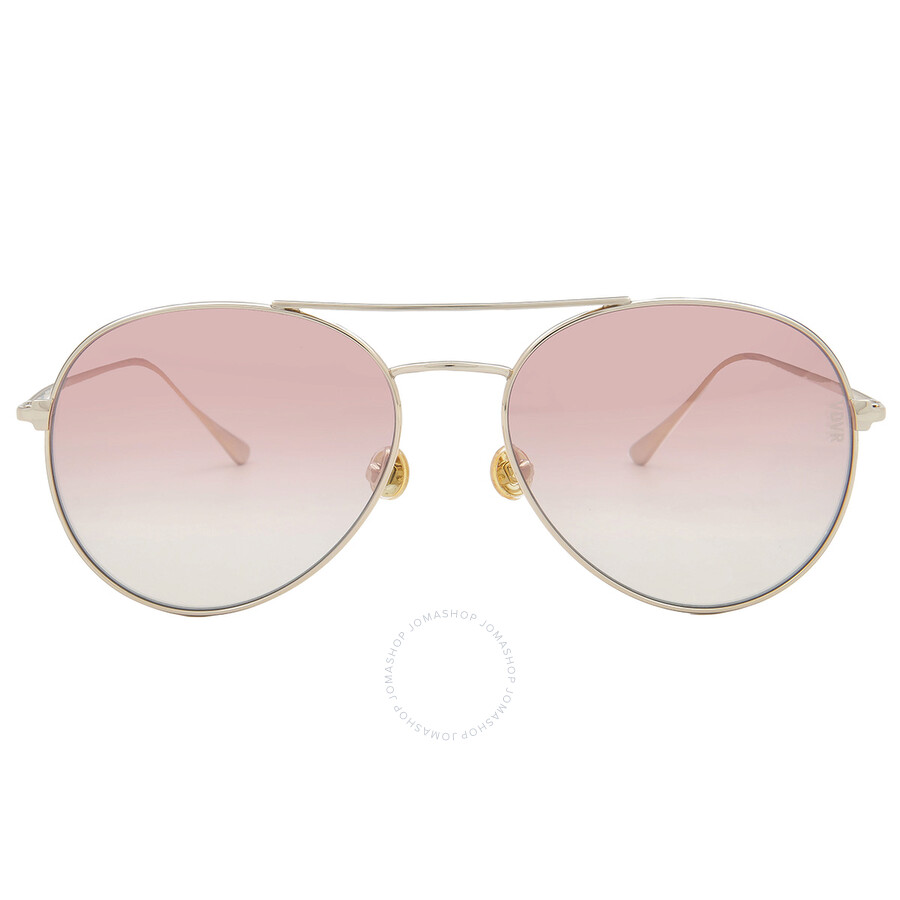 Vedi Vero Pink Rectangular Unisex Sunglasses Vrbm05-57-17-145-pk In Pink