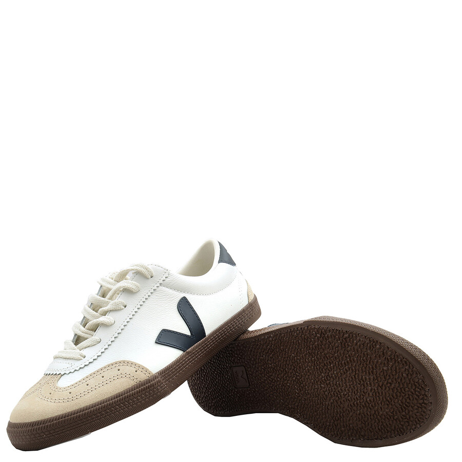 Veja Volley Leather Low-top Sneakers In White