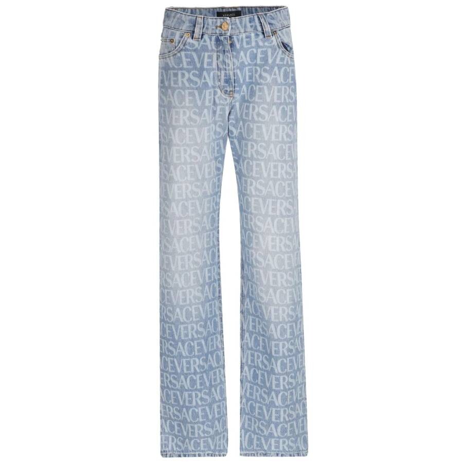 All Over Monogram Denim Jeans