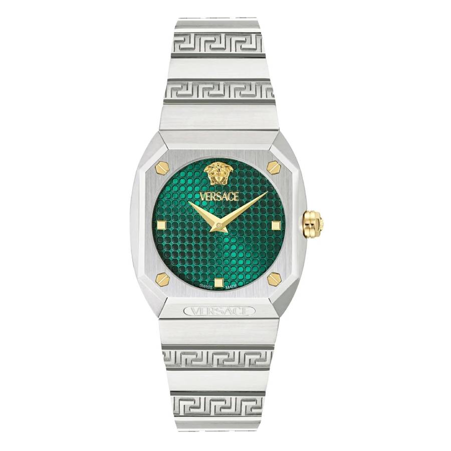 Versace Antares Quartz Green Dial Ladies Watch VE9E00424