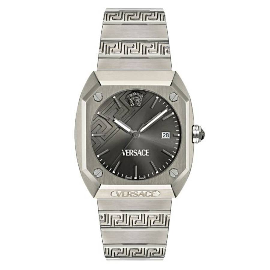 Versace Antares Quartz Grey Dial Men's Watch VE8F00524