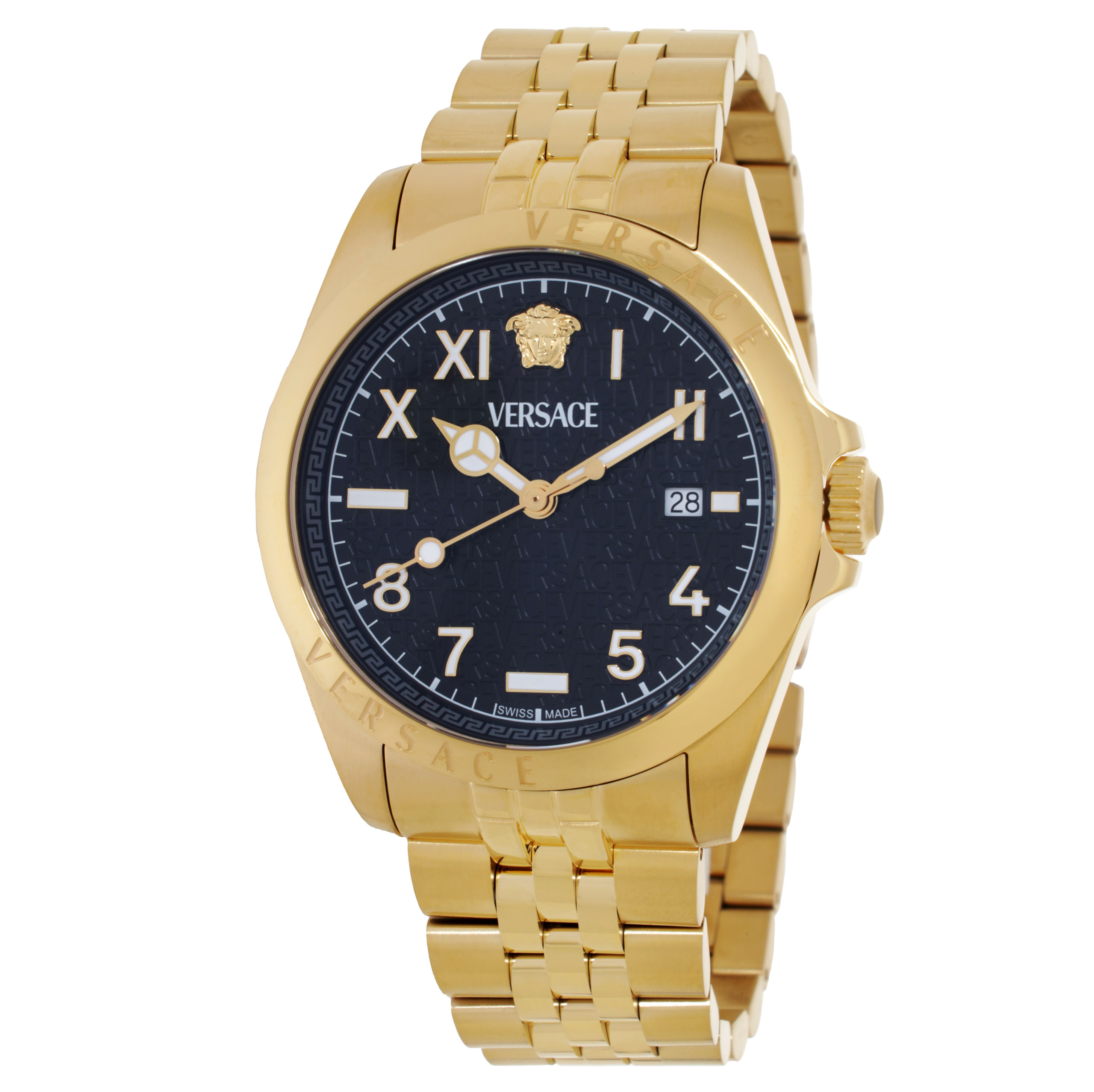 【希少】VERSACE ヴェルサーチ 腕時計 VE9H アンテオ Versace Anteo Quartz Black Dial Men's Watch VE9H00624