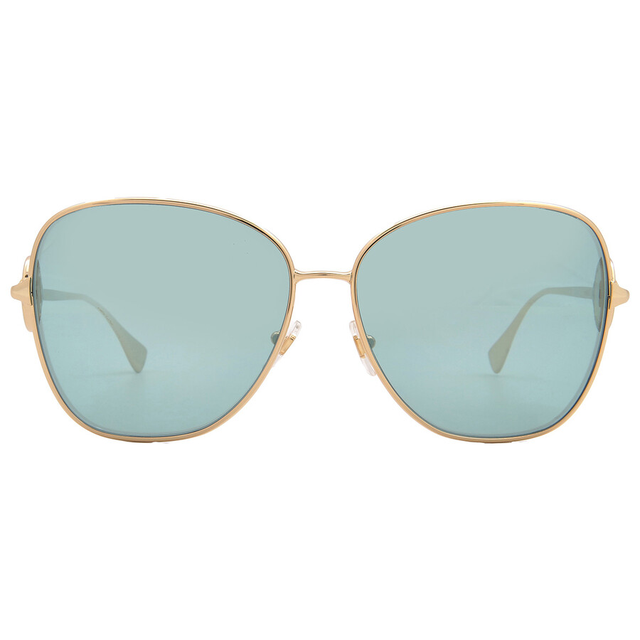 Versace Azure Mirror Silver Butterfly Ladies Sunglasses Ve2256 10029c 60