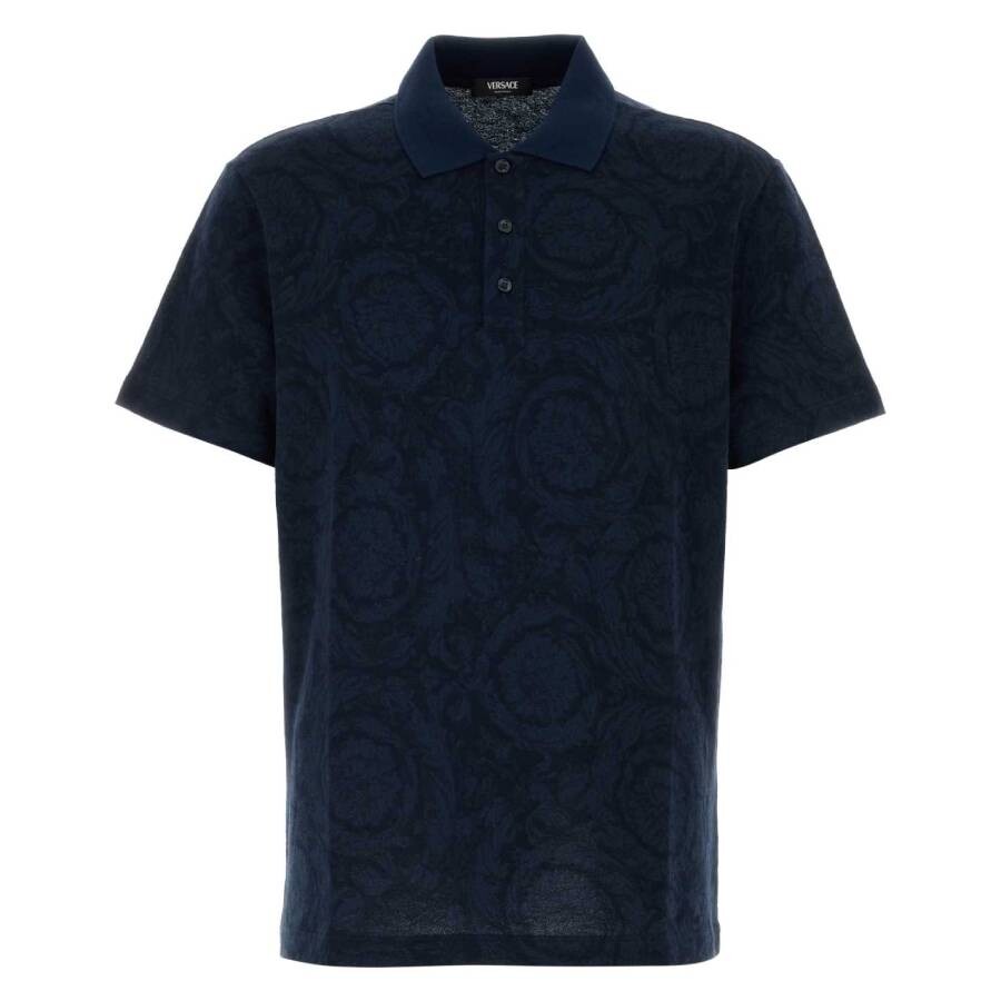 Barocco Cotton Pique Polo Shirt