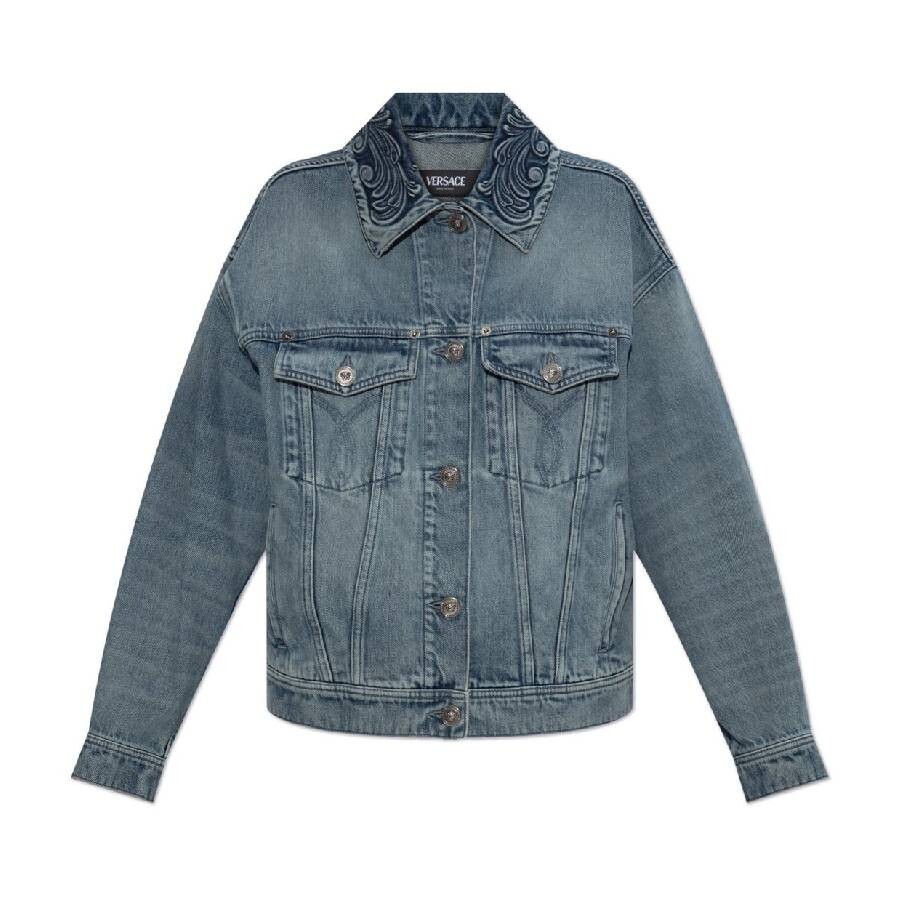 Barocco Denim Trucker Jacket