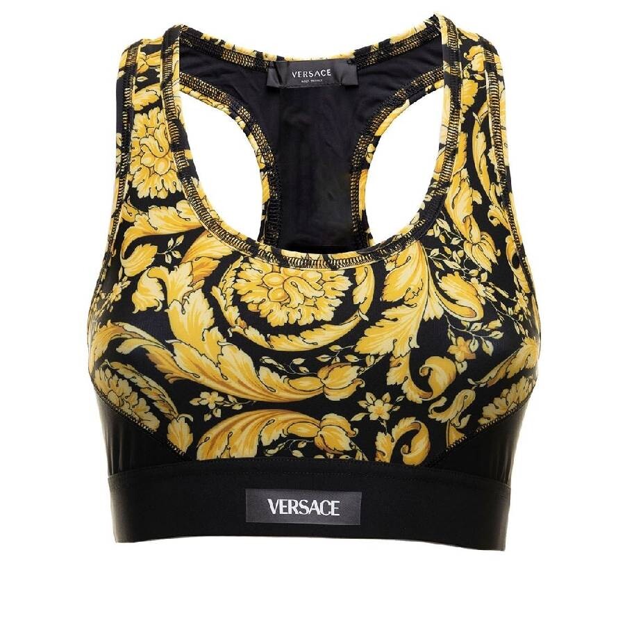 Barocco Print Gym Sports Bra
