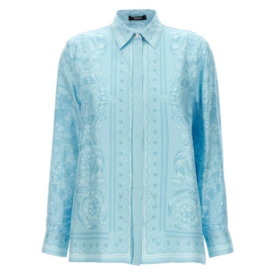 VERSACE VERSACE BAROCCO PRINT SILK SHIRT