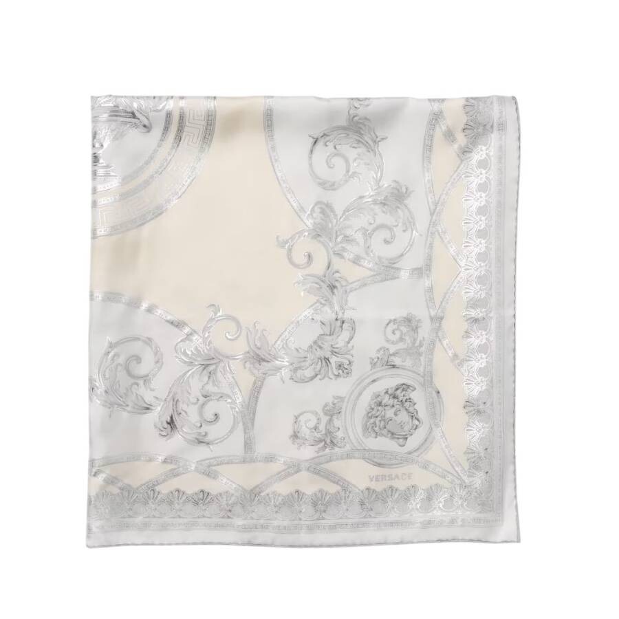 Baroque Motifs Silk Scarf