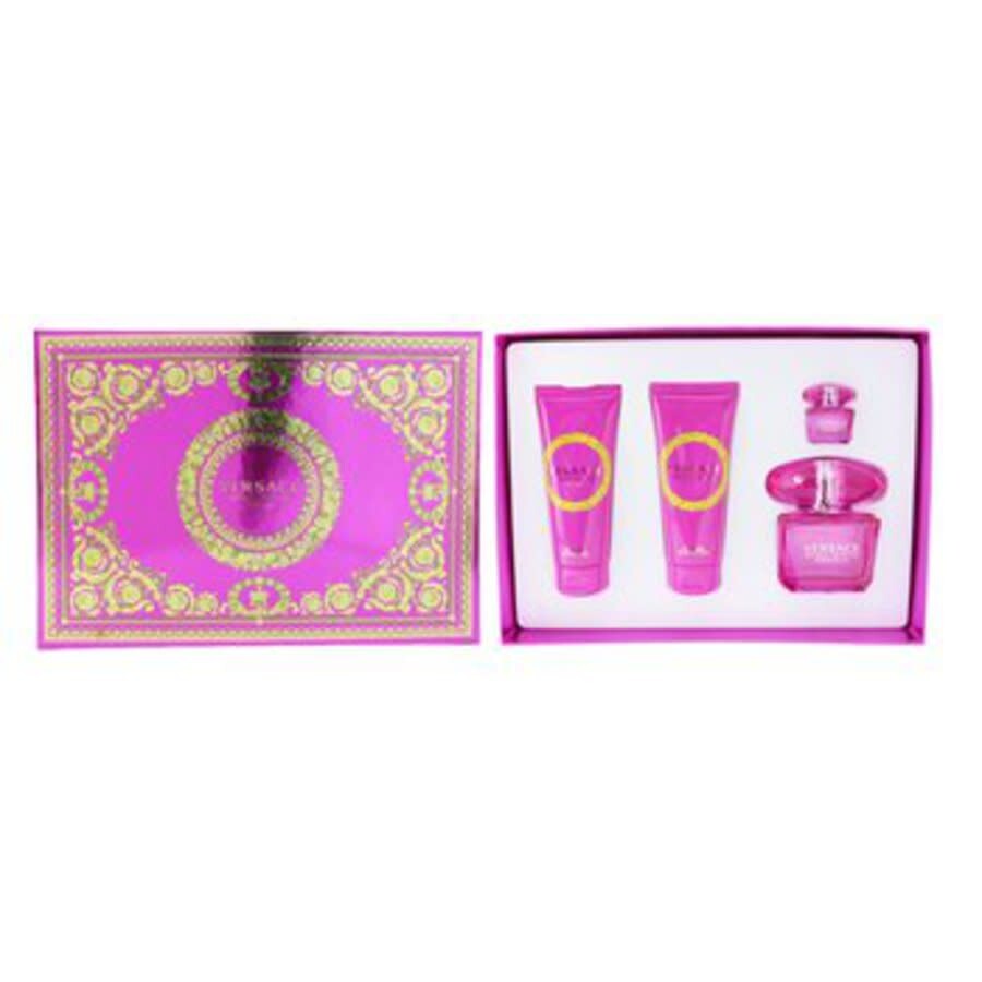 Versace - Bright Crystal Absolu Coffret: Eau De Parfum Spray 90ml + Body Lotion 100ml +eau De Parfum