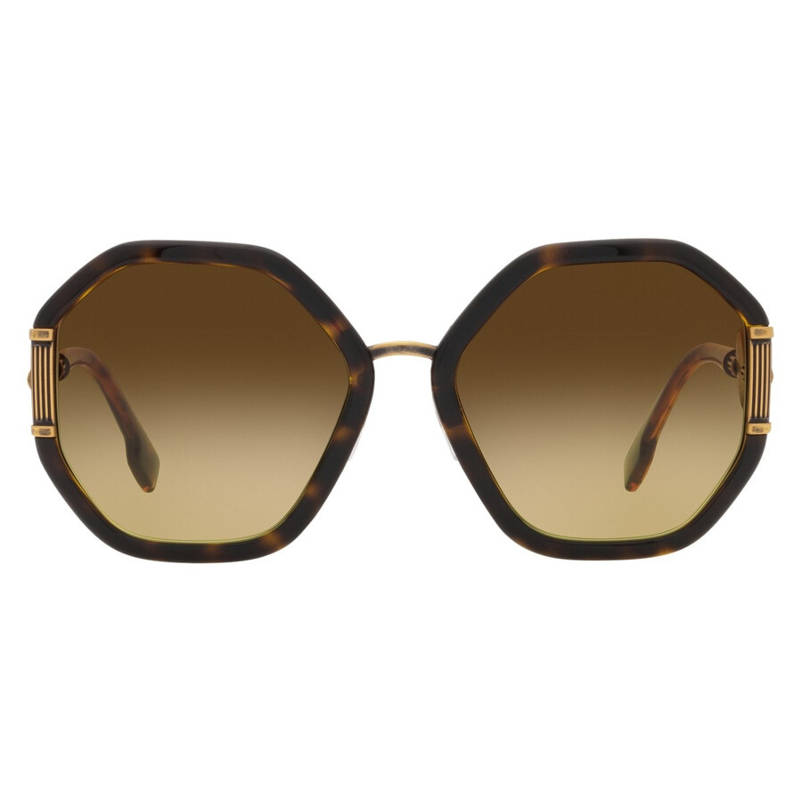 Versace Brown Gradient Irregular Ladies Sunglasses VE4413 108/13 60