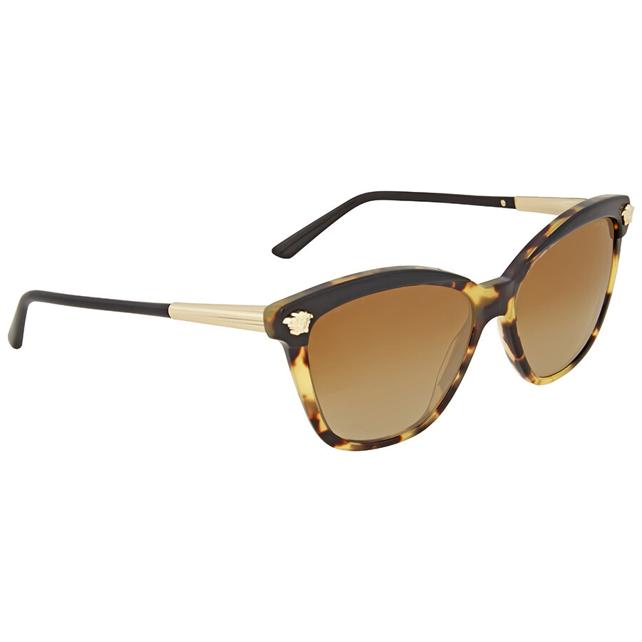 Versace Brown Gradient Tortoise Sunglasses Versace Sunglasses